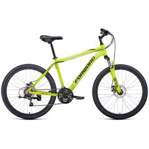 Горный велосипед Forward Hardi 26 2.1 D, год 2022, цвет Желтый-Черный, ростовка 18