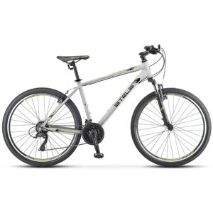 Горный велосипед Stels - Navigator 590 V 26 K010 (2021), 18, Серый / Салатовый