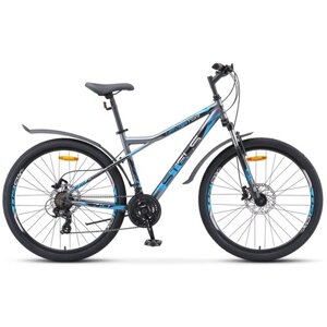 Горный велосипед Stels Navigator 710 D V010 (2023) 16" Серо-черно-серебристый (151-165 см)