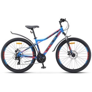 Горный велосипед Stels Navigator 710 MD 27.5" V020 (2023) 18" Сине-черно-красный (165-182 см)