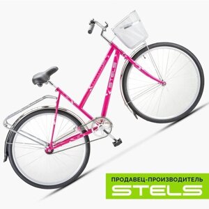 Городской велосипед STELS Navigator 300 Lady 28 Z010 (2022) малиновый 20"требует финальной сборки)
