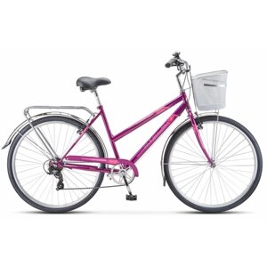 Городской велосипед STELS Navigator 355 V 28" Z010 (2024) пурпурный 20"требует финальной сборки)