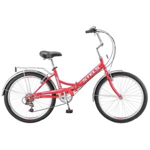 Городской велосипед STELS Pilot 750 24 Z010 (2019) красный 14"требует финальной сборки)