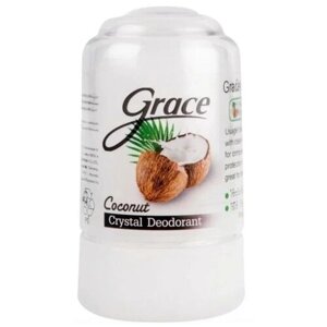 Grace Дезодорант Coconut, кристалл (минерал), 50 мл, 50 г, 1 шт.