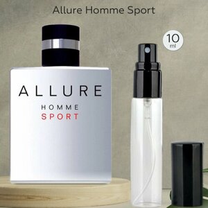 Gratus Parfum Allure Homme Sport духи мужские масляные 10 мл (спрей) + подарок