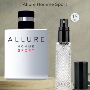 Gratus Parfum Allure Homme Sport духи мужские масляные 15 мл (спрей) + подарок