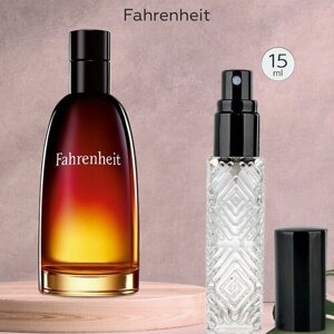 Gratus Parfum Fahrenheit духи мужские масляные 15 мл (спрей) + подарок