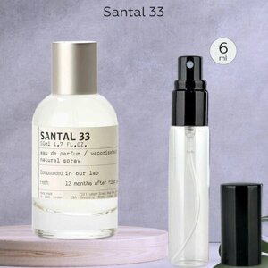 Gratus Parfum Santal 33 духи унисекс масляные 6 мл (спрей) + подарок