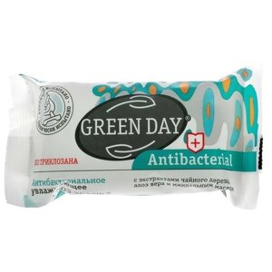 GREEN DAY Мыло кусковое Антибактериальное Увлажняющее, 90 г