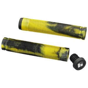 Грипсы Hipe H4 Duo, 155 мм черный/желтый, Black/yellow
