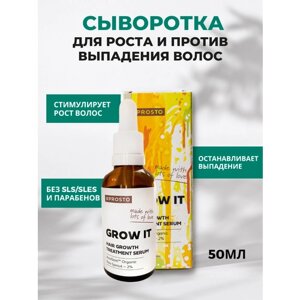 GROW IT Сыворотка Автиватор для роста и против выпадения волос, 50 мл