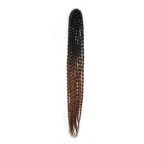 Hairshop Мамбо твист 2/18 55 см (Темно коричневый/Орех)