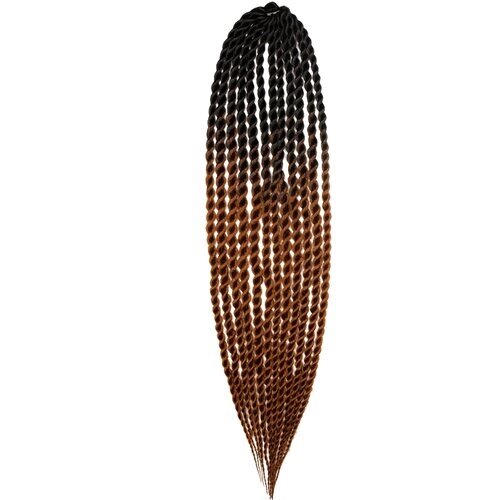 Hairshop Сенегал твист 1/31 45 см (Черный/Темно-коричневый)