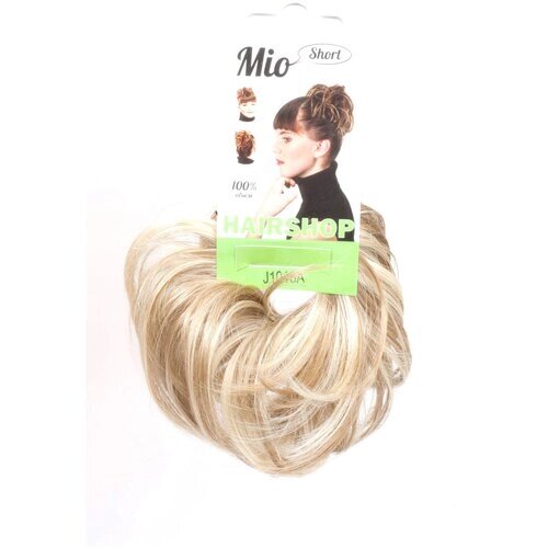 Hairshop Шиньон-резинка MIO Short №M1488H (Песочный блондин multi)