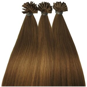 Hairshop Волосы для наращивания 6.3 60см 5STARS (20 капсул) (Шатен золотистый)