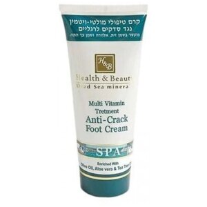Health & Beauty Крем для ног Dead Sea Minerals Multi-Vitamin Treatment от трещин, 180 мл, 180 г