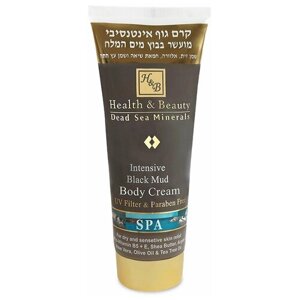 Health & Beauty Крем для ног на основе грязи Мертвого моря Intensive Black Mud, 100 мл, 100 г, 1 уп.