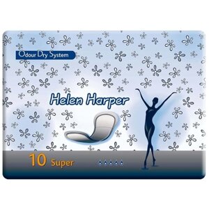 Helen Harper послеродовые и урологические прокладки Odour Dry System Large Super, 10 шт., белый