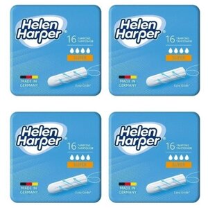 Helen Harper тампоны Super, 4 капли, 16 шт., 4 уп.