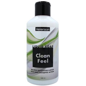 Helenson Hand Soap Clean Feel (Antiseptic) - Хеленсон Жидкое мыло для рук "суперочищение"антибактериальное), 1000 мл -