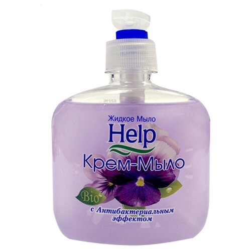 Help Крем-мыло Антибактериальное, 300 мл, 300 г