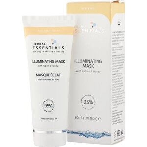 Herbal Essentials маска для сияния кожи 30мл с папаином и медом