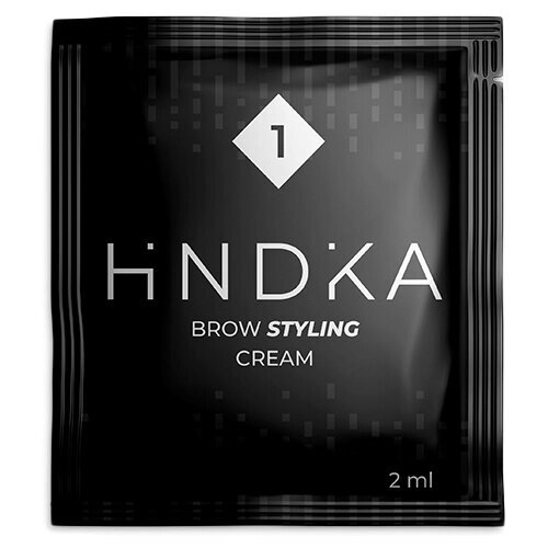 Hindika Состав для ламинирования бровей №1 Brow Styling Cream, 2 мл, бесцветный