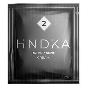 Hindika Состав для ламинирования бровей №2 Brow Fixing Cream, 2 мл, бесцветный