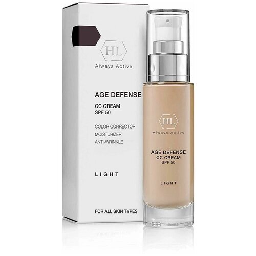 Holy Land Age Defense Cc Cream Light - Корректирующий крем SPF50, 50 мл