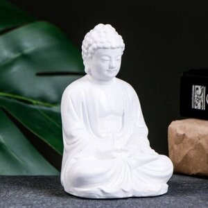 Хорошие сувениры Подставка для благовоний "Будда сидит" белый, 12см