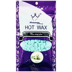 HOT WAX/Воск для депиляции в гранулах 100 гр/Яблоко