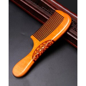 IBRICO/Расческа деревянная с ручкой для волос, Расческа-гребень 18,5 см