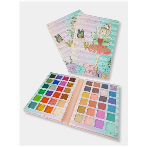IGOODCO Детская косметика для девочек "Фея", тени для век, 48 цветов