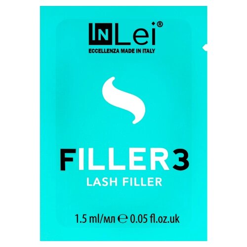 InLei Филлер для ресниц Filler 3 саше, 1.5 мл, прозрачный