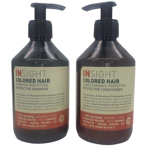 Insight Colored Hair для окрашенных волос набор шампунь 400 мл + кондиционер 400 мл