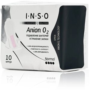 Inso прокладки Anion O2 Normal, 4 капли, 10 шт.