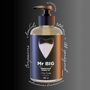 Интимная смазка "Mr BIG"на водной основе секс лубрикант для взрослых , 300 мл