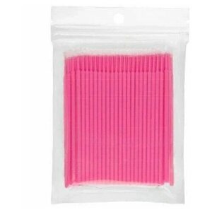 Irisk, микрощеточки в пакете (размер L, розовые), 100шт