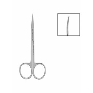 Irisk, ножницы для кутикулы (01NK-11 глянцевые, изогнутые, 11 см)