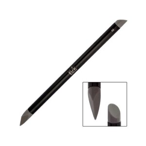 Irisk Professional Кисть Nail Sculptor с тонкой ручкой, скошенный овал/скошенное перо серый