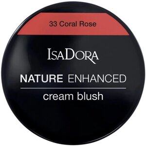 IsaDora Румяна кремовые Nature Enhanced Cream, 33 coral rose