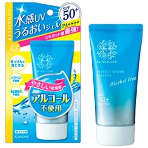 Isehan Sunkiller Perfect Water Essence N Солнцезащитный крем для лица и тела SPF 50+для идеально ровного загара / японская косметика