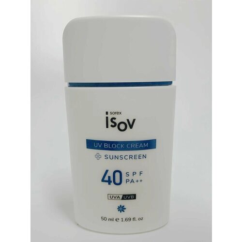 Isov Sorex противоотечный солнцезащитный крем UV Block SPF 40, 50 мл