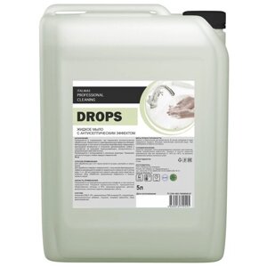 Italmas Professional Cleaning Мыло жидкое С антисептическим эффектом Drops, 5 л, 5.3 кг