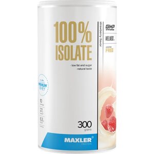 Изолят протеина Maxler 100% Isolate (90% protein) 300 гр. Клубника