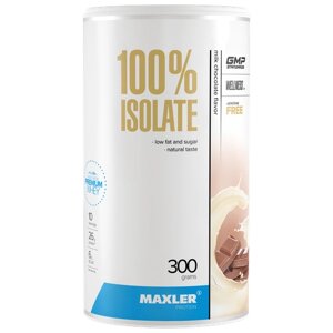 Изолят протеина Maxler 100% Isolate (90% protein) 300 гр. Молочный шоколад