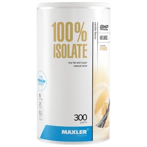 Изолят протеина Maxler 100% Isolate (90% protein) 300 гр. Ваниль