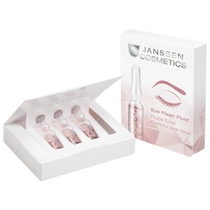 Janssen Cosmetics Eye Flash Fluid - Увлажняющая и восстанавливающая сыворотка в ампулах для контура глаз 7 х 1,5 мл