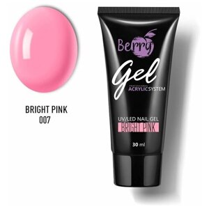 JessNail, Гель акриловый Berry №007, Bright Pink