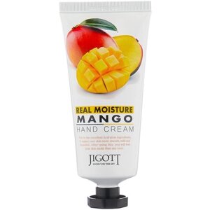 Jigott Крем для рук Real moisture с экстрактом манго, 100 мл